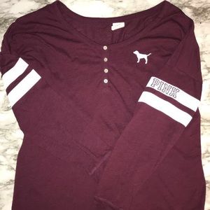 “Pink” varsity long sleeve